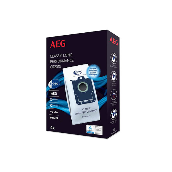 پاکت جاروبرقی آاگ و الکترولوکس مدل s-bag GR201S اورجینال