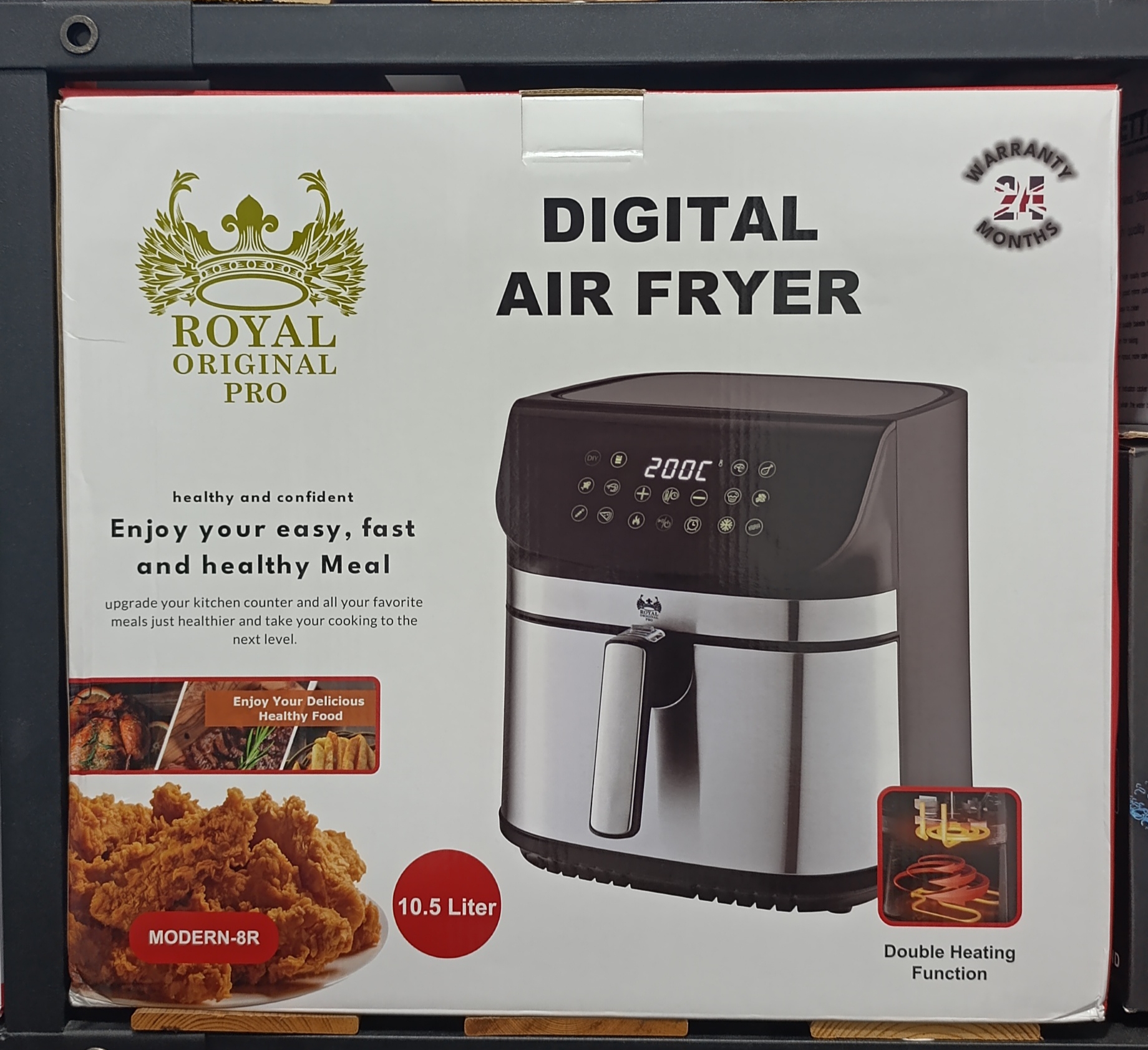 سرخ کن بدون روغن رویال پرو مدل MODERN-8R